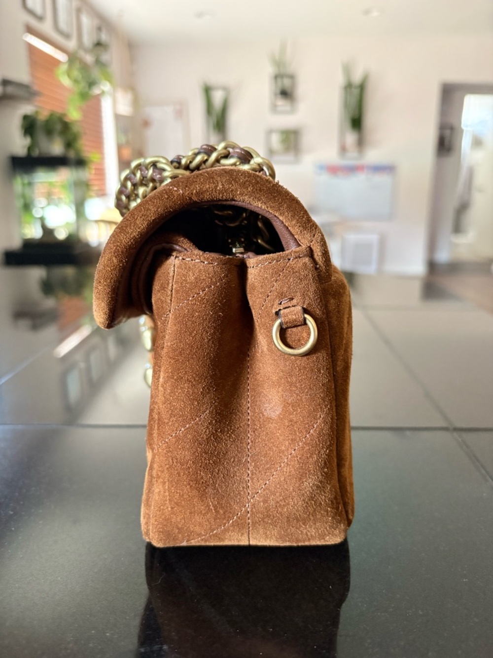 Coach quilted suede tabby 26 in Brown - Picture 5 of 10